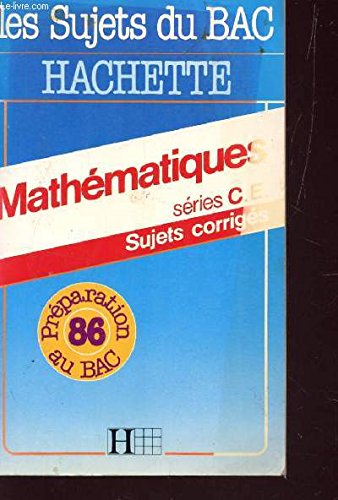 BAC 86-MATH FGH SUJETS CORRIGES