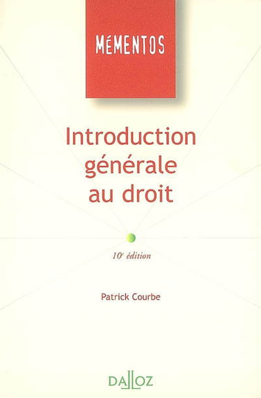 Introduction générale au droit