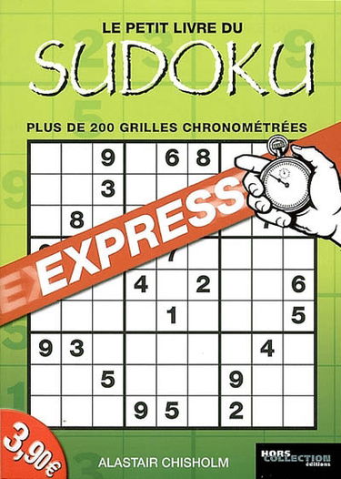 Le petit livre du sudoku : plus de 200 grilles chronométrées