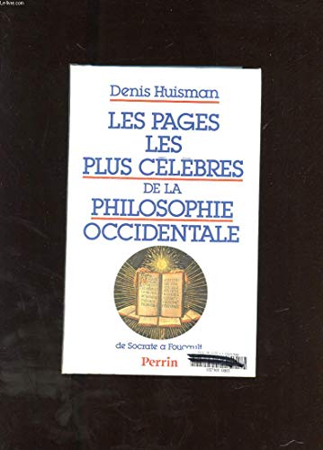 Les pages les plus célèbres de la philosophie occidentale