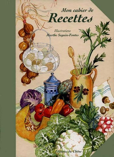 Mon cahier de recettes