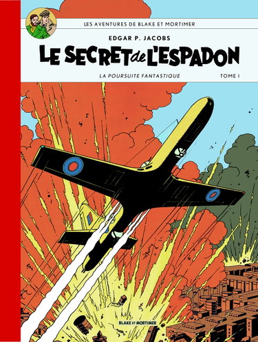Couverture de Blake & Mortimer Tome 1 - le secret de l'espadon t1 - Collection Le Soir