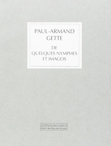Couverture de De quelques nymphes et imagos