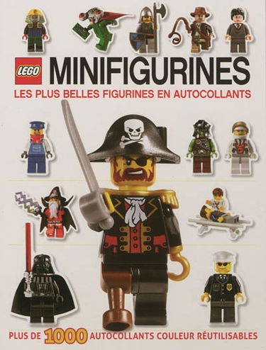 Lego minifigurines : l'album des autocollants