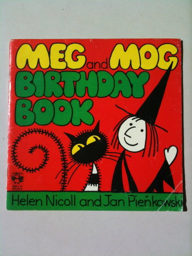 Couverture de Meg and Mog Birthday Book