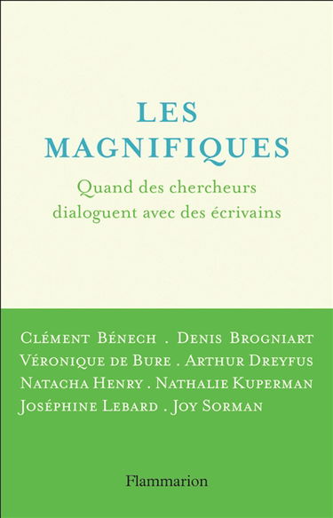 Les magnifiques : quand des chercheurs dialoguent avec des écrivains
