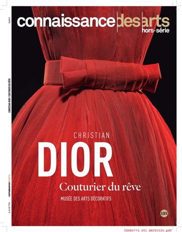 Couverture de Christian Dior : couturier du rêve : Musée des arts décoratifs par Connaissance des arts