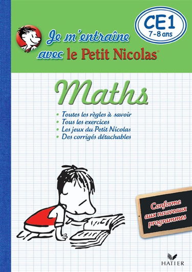 Maths, CE1, 7-8 ans : je m'entraîne avec Le Petit Nicolas