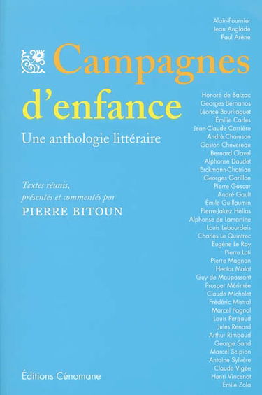 Campagnes d'enfance : une anthologie littéraire