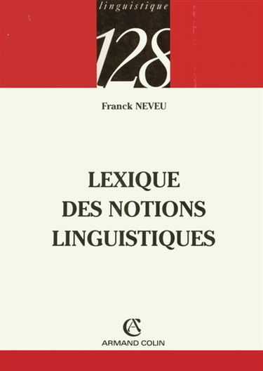 Lexique des notions linguistiques