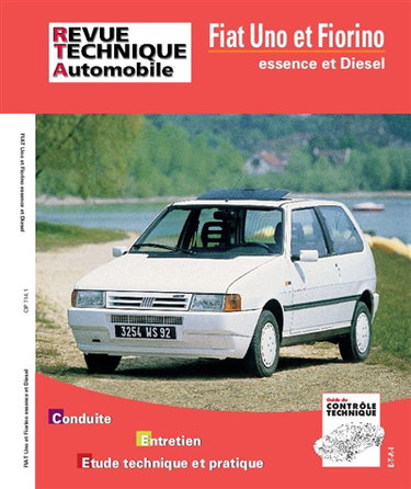 Couverture de Revue technique automobile, n° 714.1. Fiat Uno essence et diesel (95) & TD (90), Fiorino diesel par ETAI