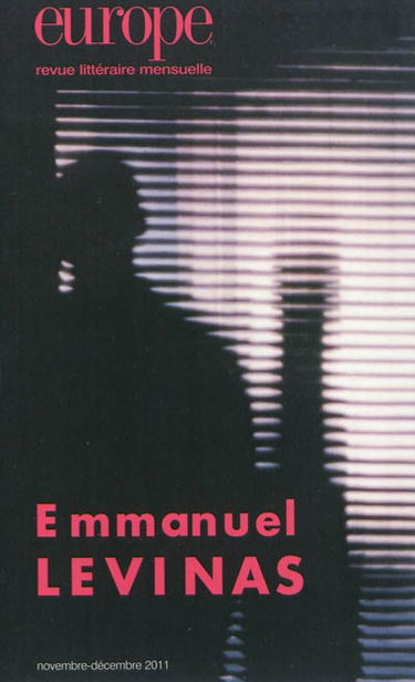Europe, n° 991-992. Emmanuel Levinas