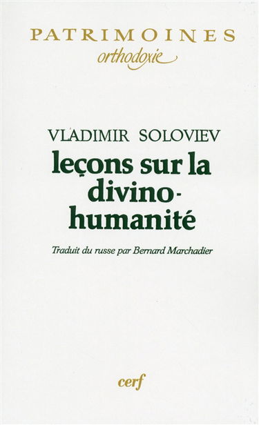 Leçons sur la divino-humanité