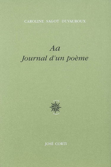 Aa : journal d'un poème