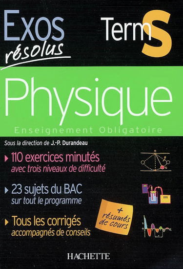 Physique Terminale S : enseignement obligatoire