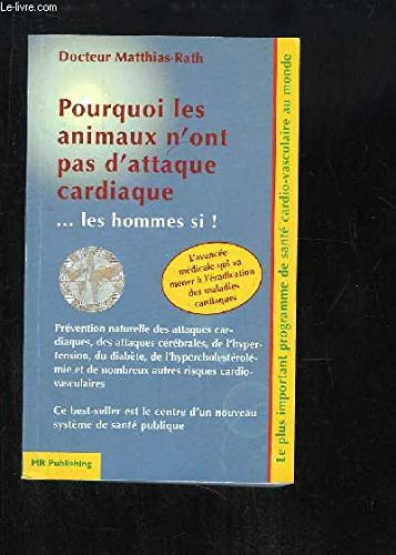 Pourquoi les animaux n'ont pas d'attaque cardiaque...les hommes si !