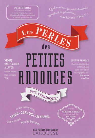 Les perles des petites annonces