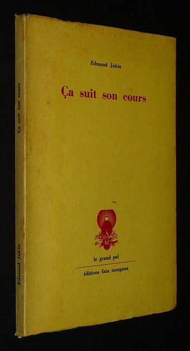 Couverture de Ca suit son cours [Board book] [Jan 01, 1975] Jabès Edmond and Tapies Antoni