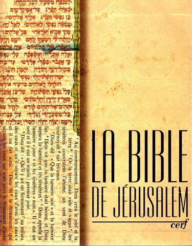 Couverture de La Bible De Jerusalem par Collectif