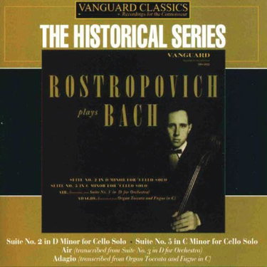 Couverture de Rostropovitch plays Bach