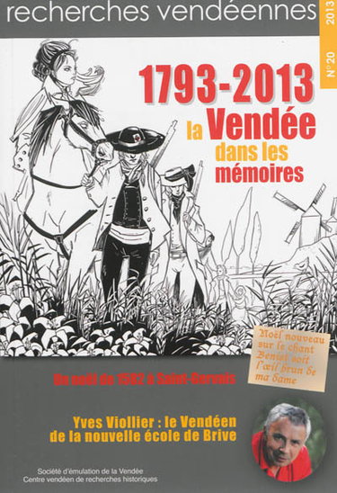 Couverture de Recherches vendéennes, n° 20. 1793-2013, la Vendée dans les mémoires