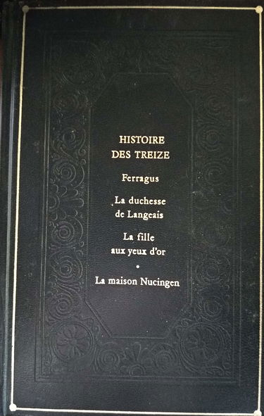 Histoire des Treize La Maison Nucingen (La Comédie humaine)