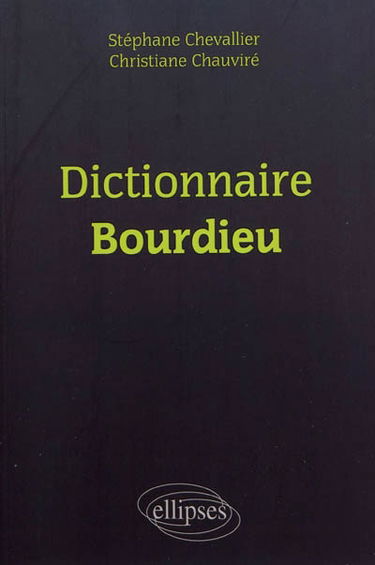Dictionnaire Bourdieu