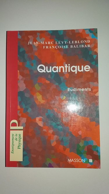 Quantique : rudiments