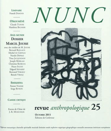 Nunc, n° 25. Dossier Marcel Jousse