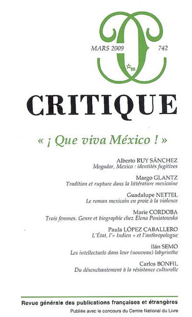 Critique, n° 742. Que viva México !