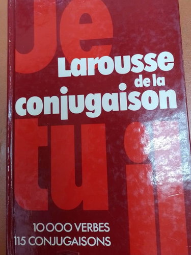 Couverture de Larousse de la conjugaison