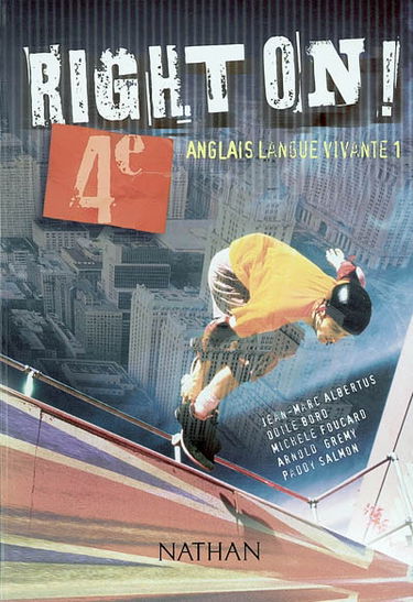 Right on ! anglais, 4e, langue vivante 1