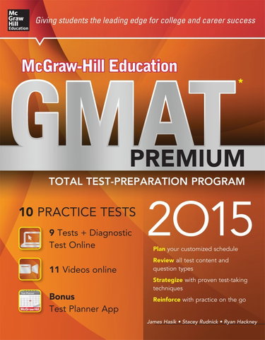 Couverture de McGraw-Hill Education GMAT Premium 2015