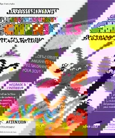 Ces merveilleuses chenilles: Coffret bricolage en fil chenille