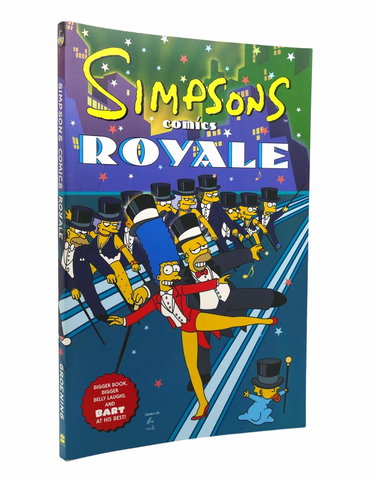 Couverture de Simpsons Comics Royale: A Super-Sized Simpson Soiree par Matt Groening