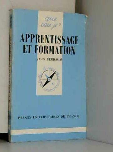 Apprentissage et formation