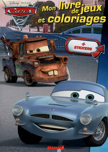 Cars 2 : mon livre de jeux et coloriages