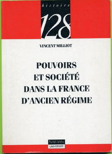Pouvoirs et société dans la France d'Ancien régime