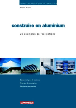 Couverture de Construire en aluminium : 25 exemples de réalisation