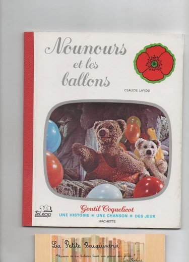 Couverture de Nounours et les ballons (Gentil coquelicot)