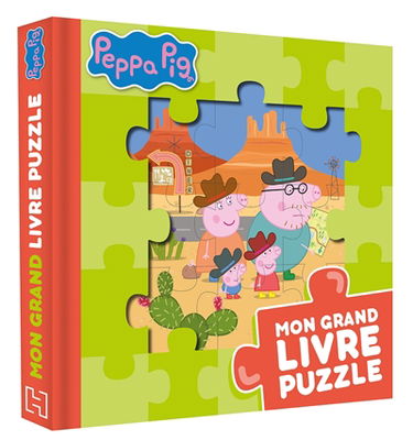 Peppa Pig : mon grand livre puzzle