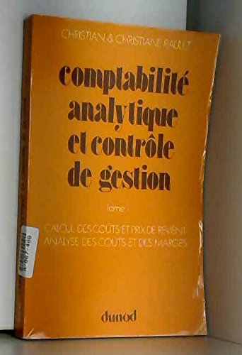 Comptabilité analytique et contrôle de gestion