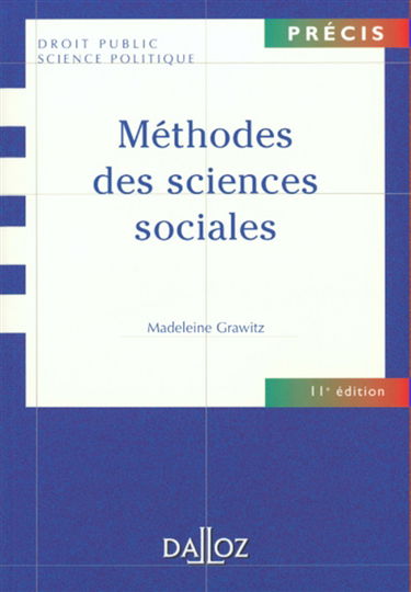 Méthodes des sciences sociales