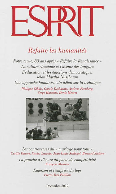 Esprit, n° 390. Refaire les humanités