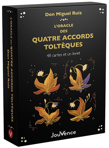 Couverture de L'oracle des quatre accords toltèques : 48 cartes et un livret