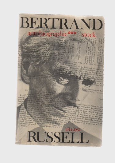 Couverture de BERTRAND RUSSEL.AUTOBIOGRAPHIE.1944-1967.Troisième volume.294 pages.1970.