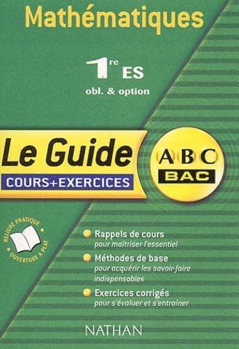 Mathématiques 1re ES : cours et exercices