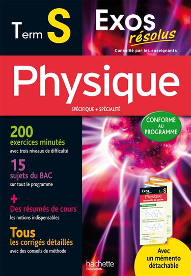 Physique terminale S : spécifique + spécialité