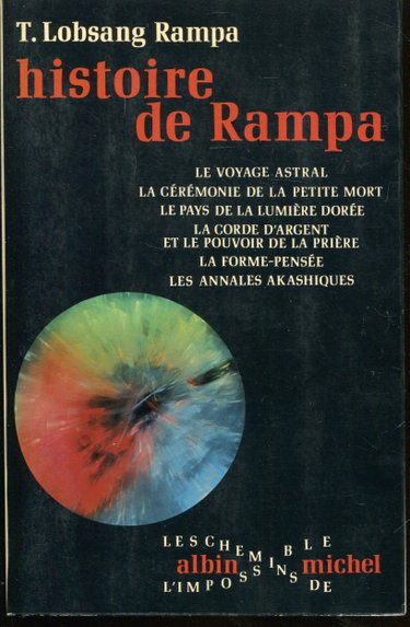 Couverture de Histoire de rampa - editions albin michel coll. les chemins de l'impossible paris 1963 -