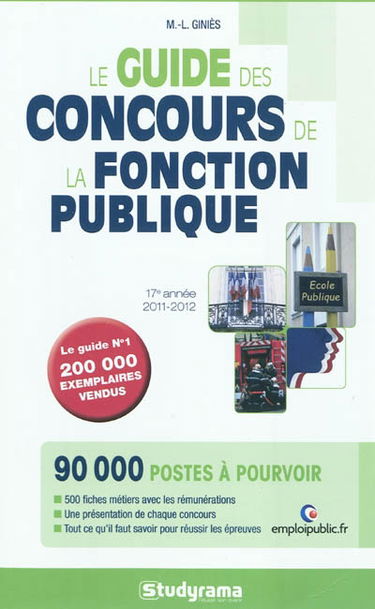 Le guide des concours de la fonction publique